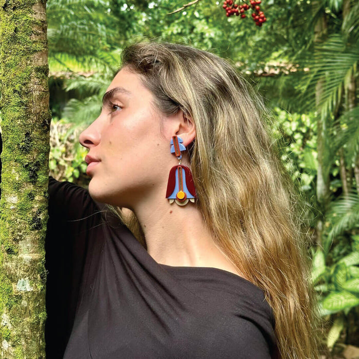 Gissa Design Acrylic Post Earrings