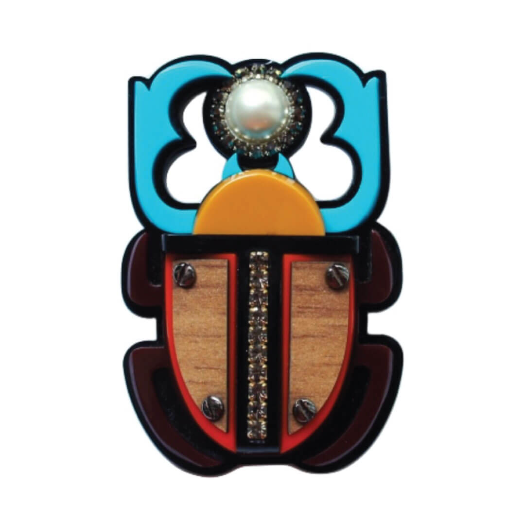 Gissa Brazilian Design Acrylic Pin Pendant