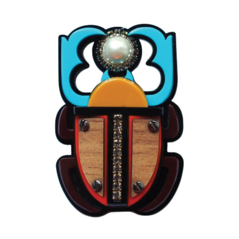 Gissa Brazilian Design Acrylic Pin Pendant