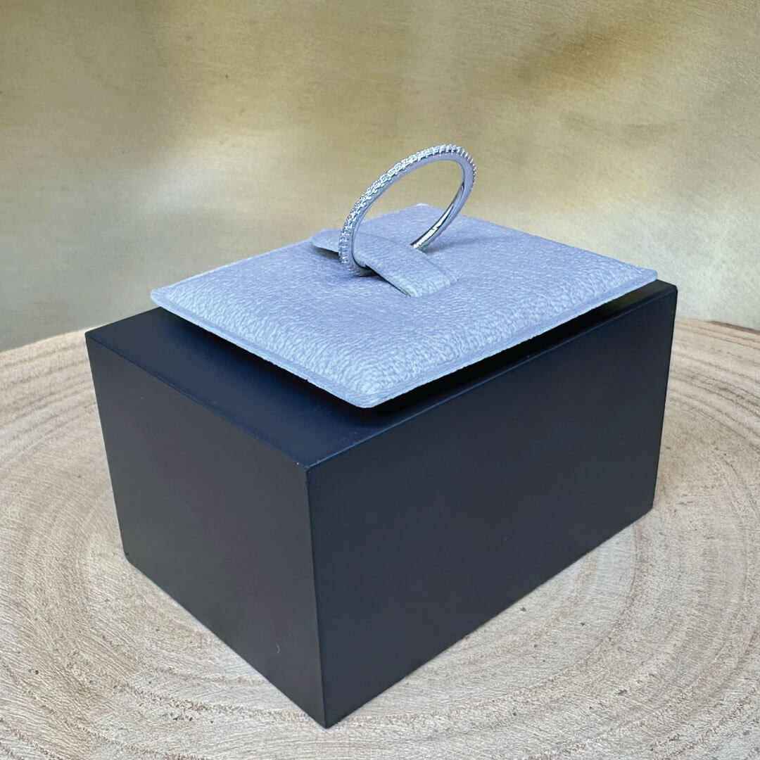 Crystal & 925 Sterling Silver Eternity Ring