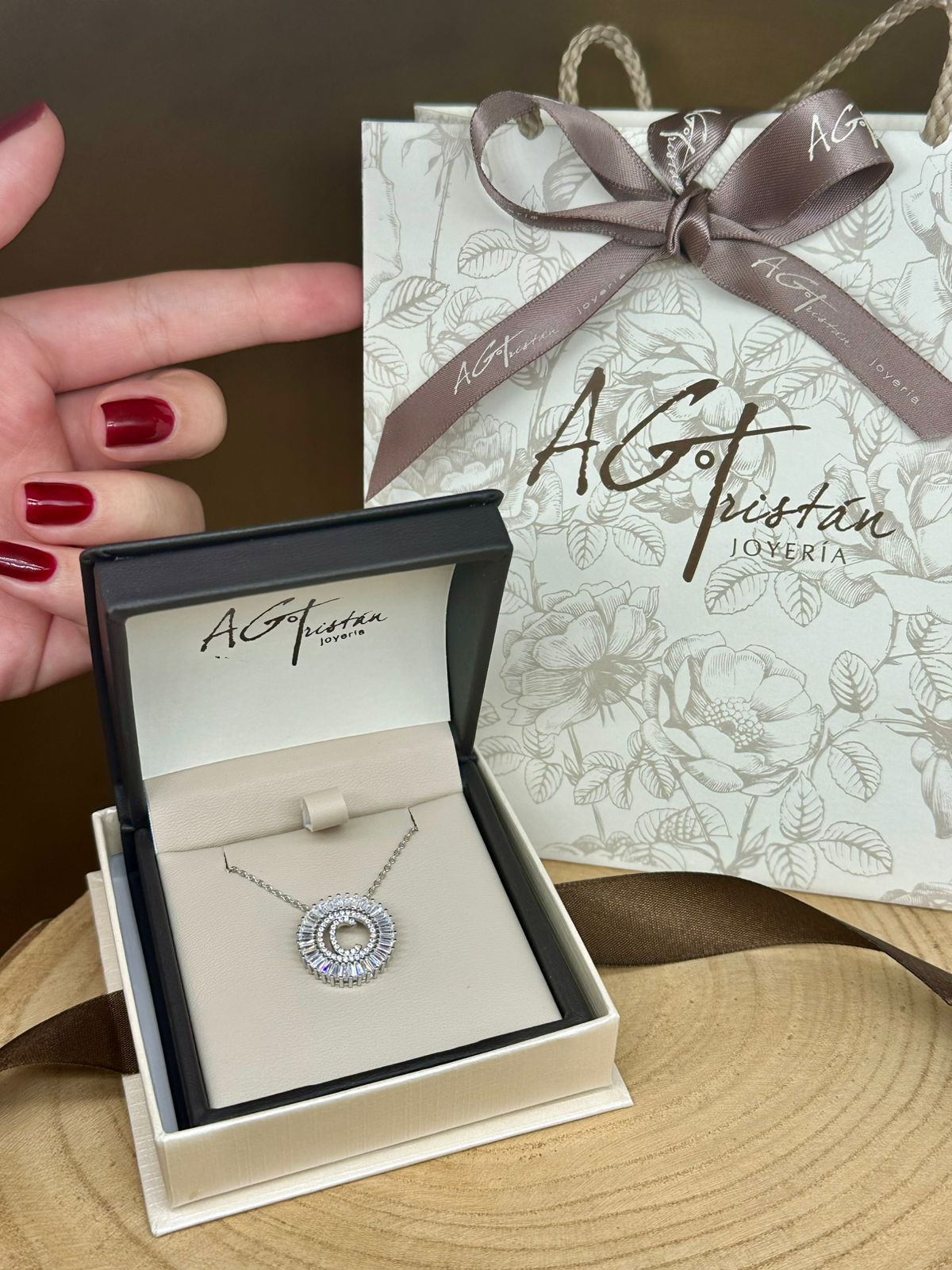 Crystal Baguettes & 925 Sterling Silver Adjustable Initial Chain 16"- 18 inches