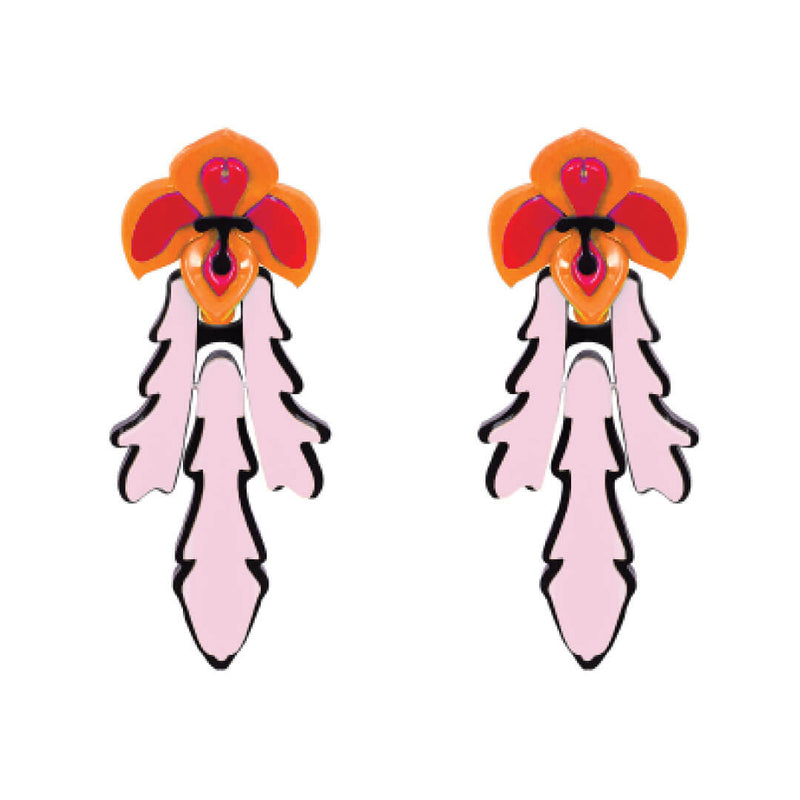Gissa Chic Length Acrylic Post Earrings